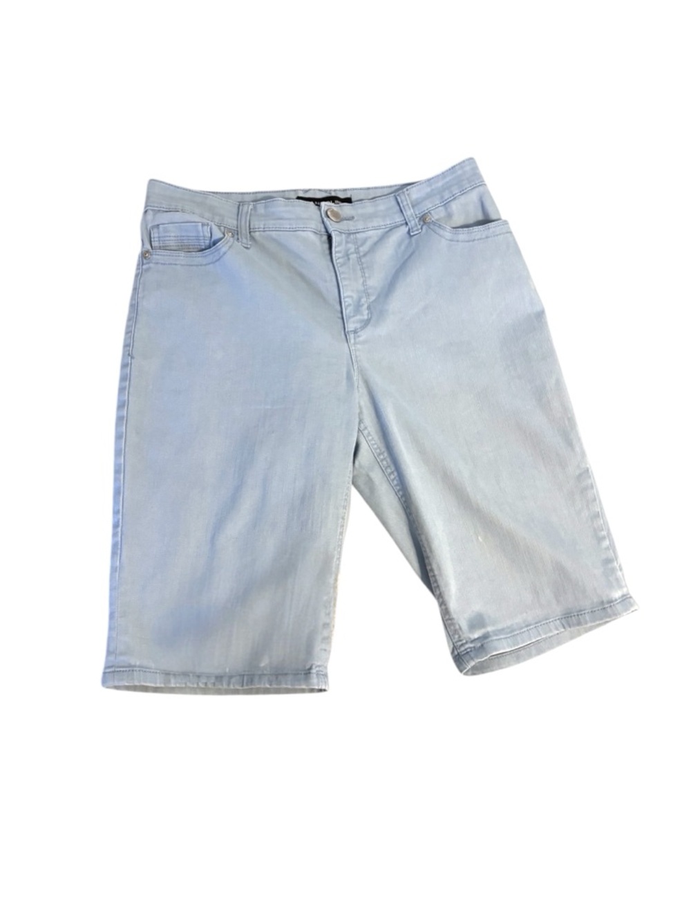 Bandolino Riley Bermuda Shorts in Light Blue Denim Size 6